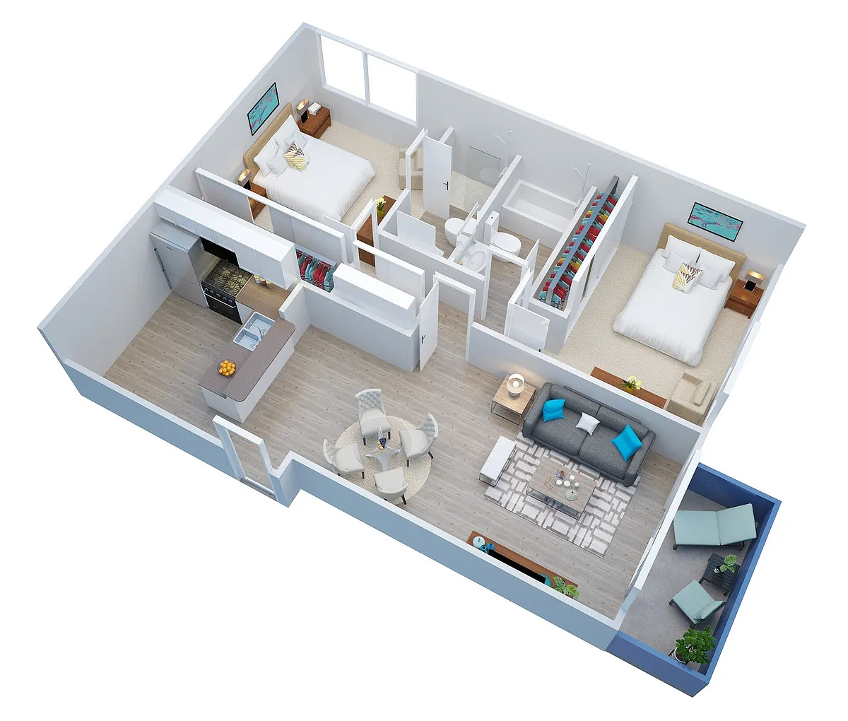 Floor plan B2