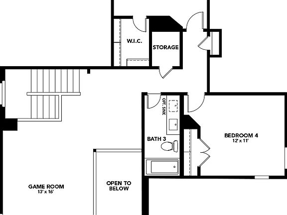 Second Level Plan of the Hickory