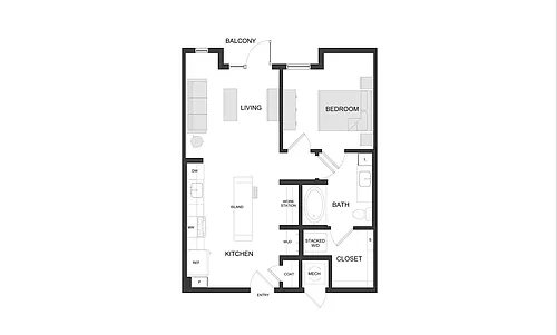 Floor plan A2 Alt1