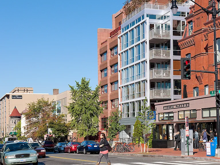Nearby shopping and dining in Dupont Circle