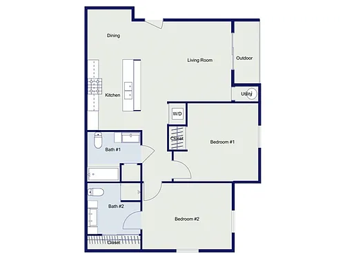 Floor plan B1U