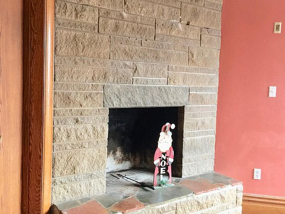 Beautiful fireplace in living room