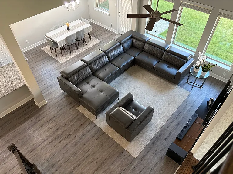Overview of Dining and Living Area
