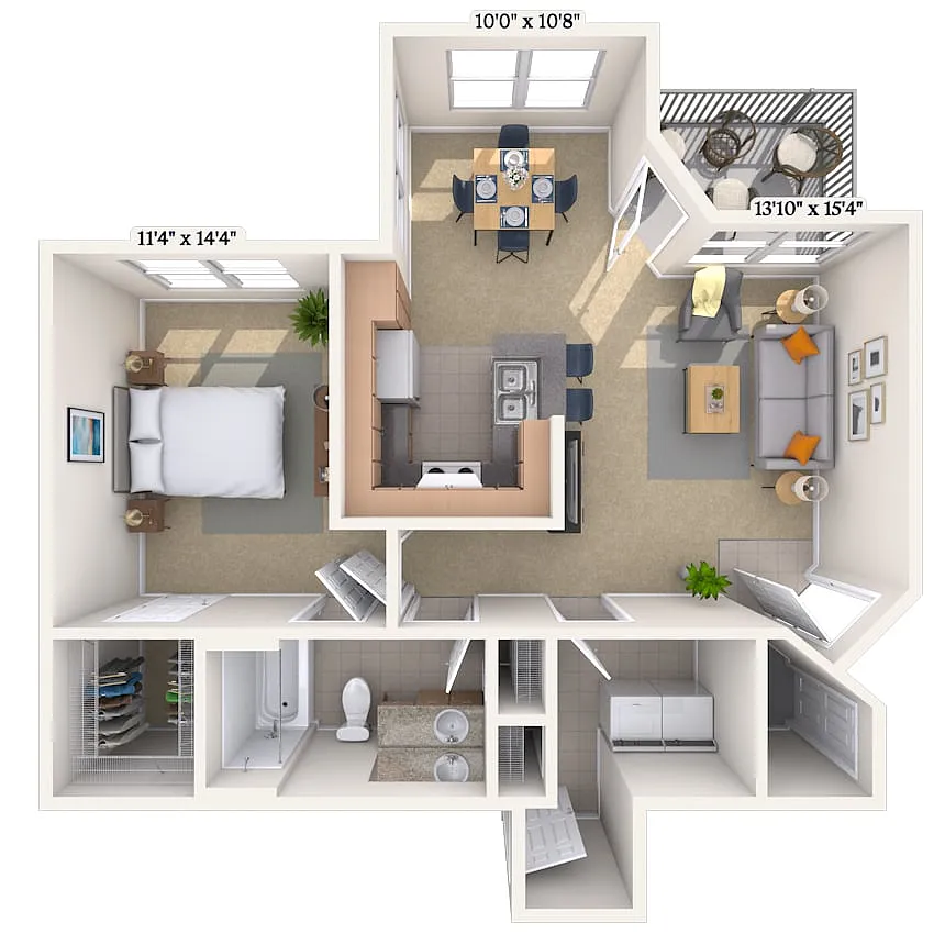 Floor plan Evanston
