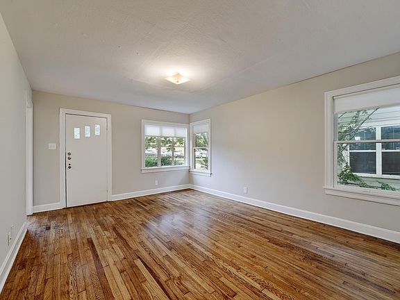 Living room, front door