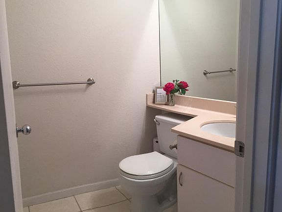 Half bath, near kitchen.