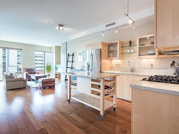 Kitchen and living room