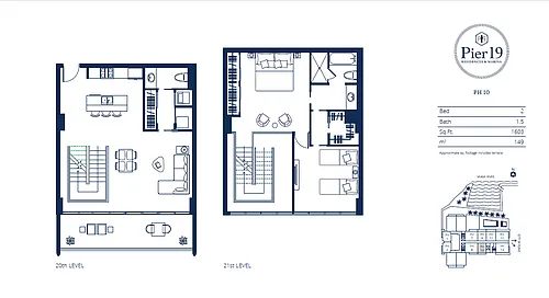 Floor plan PH 2110