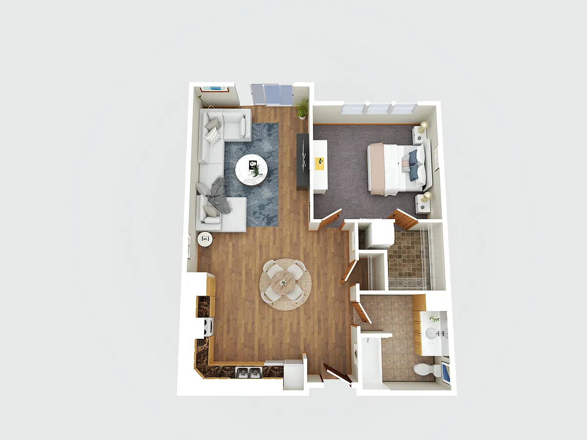 Floor plan 1 Bedroom