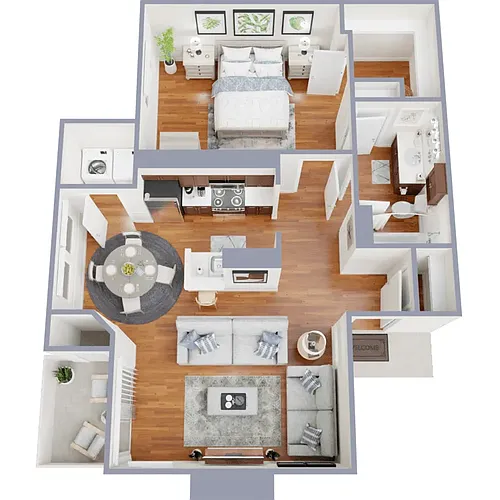 Floor plan 1X1