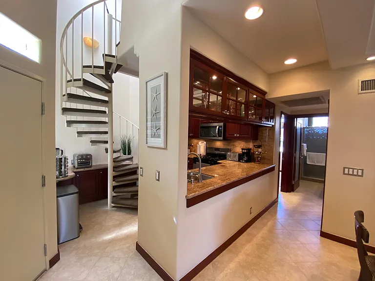 Hallway leading to bedrooms