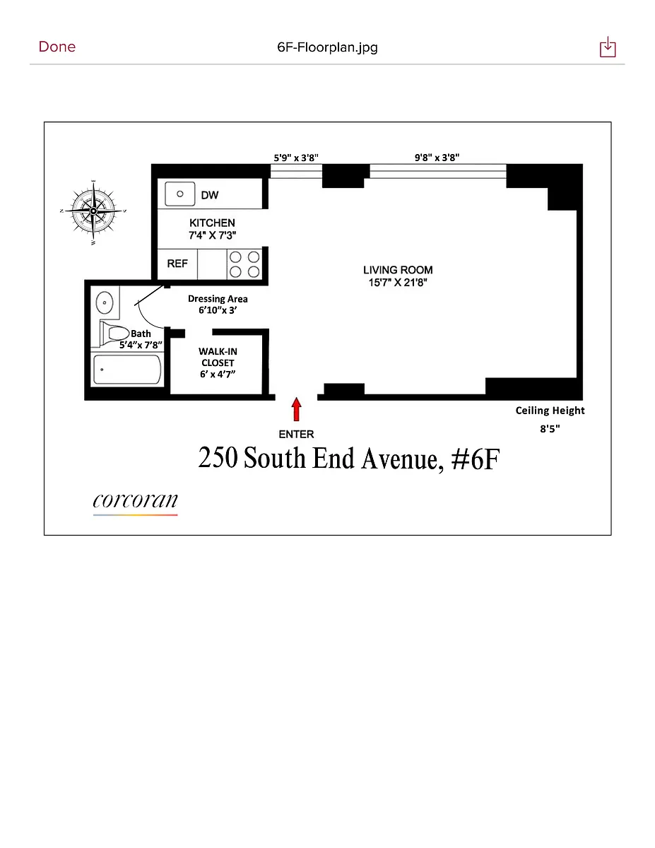 Photo 2 of 20 - 250 S End Ave #6F - Manhattan, NY Building Photo - 250 S End Ave #6F