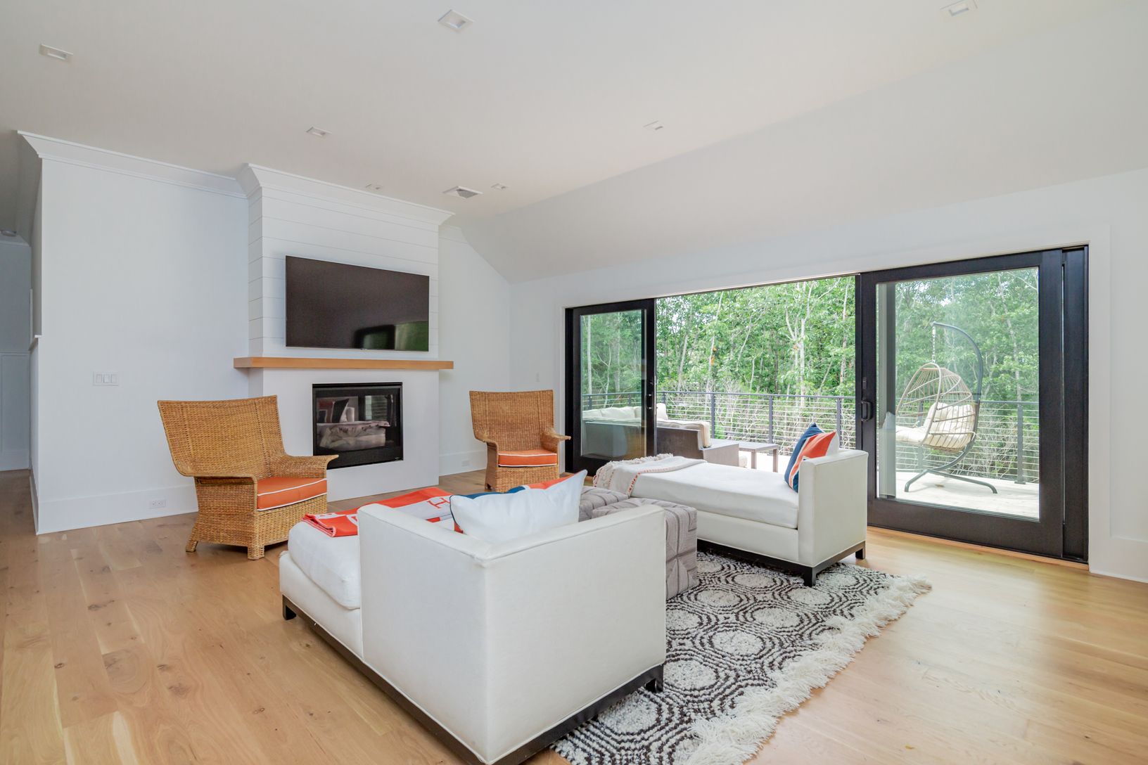  Upstairs Den with Fireplace