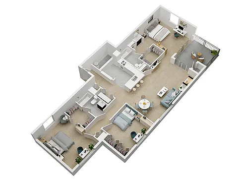 Floor plan The Claude
