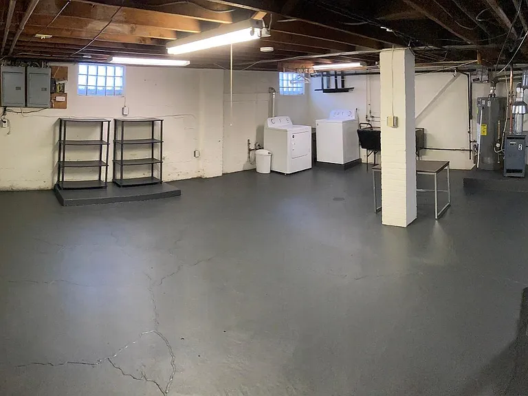 large basement. each apartment has separate basement areas