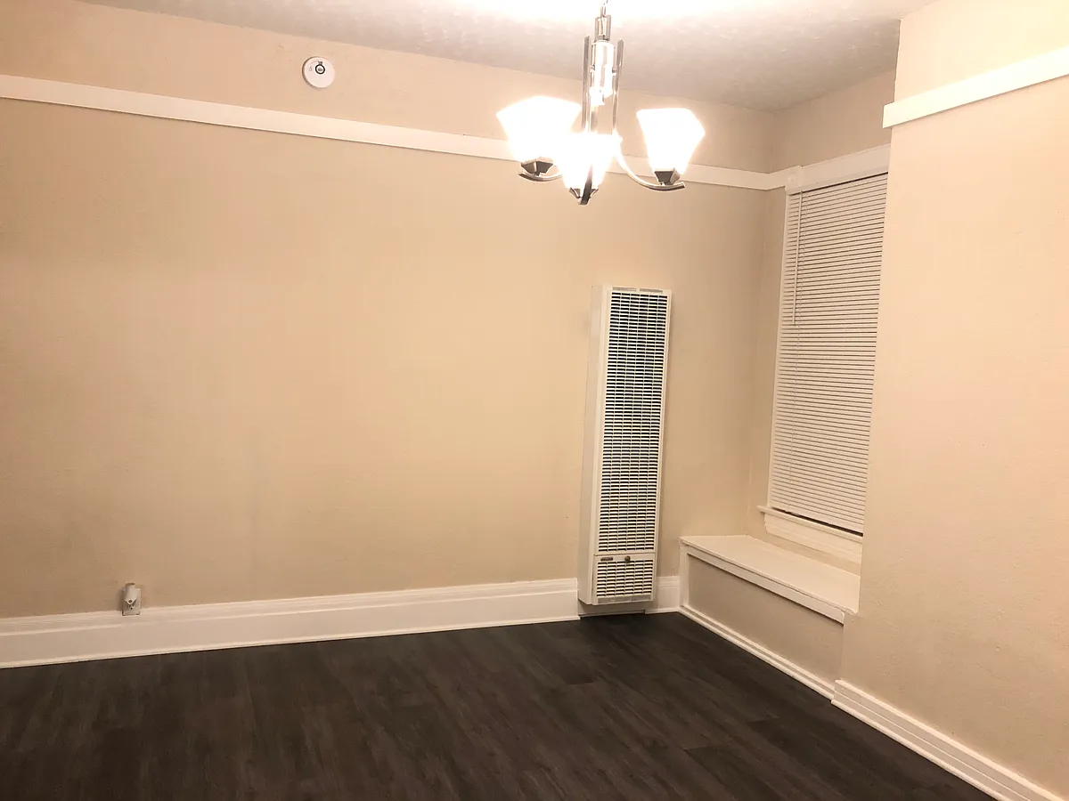 Bench for storage. - 316 W 4th St #316