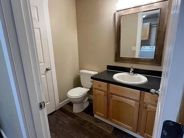 Downstairs half bath.