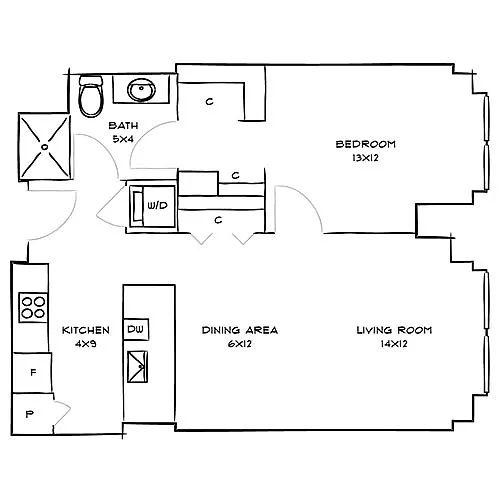 Floor plan Lancaster