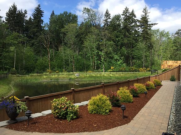 green belt and pond view