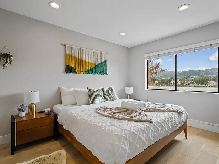Retreat to a sanctuary of serenity and style in this luxurious bedroom oasis.