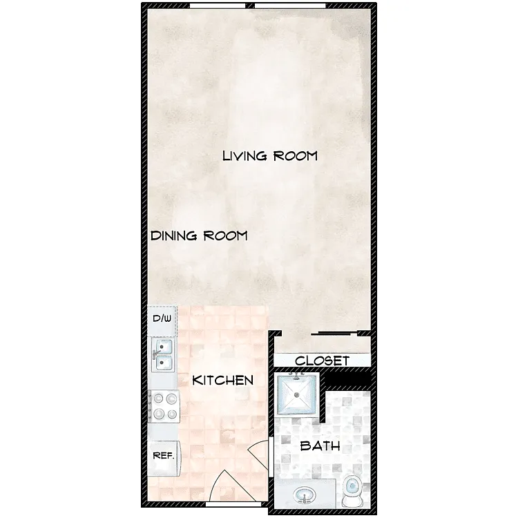 Floor plan Crossover