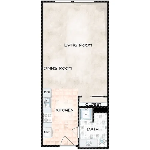 Floor plan Crossover