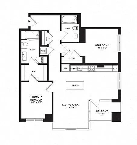 Floor plan 2K