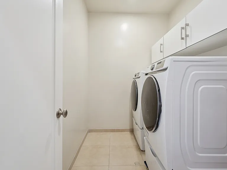 laundry upstairs