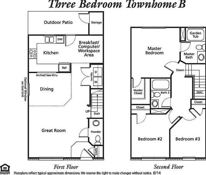 3 bed, 2.5 bath, 1320 sqft, $1,754 — Photo 2