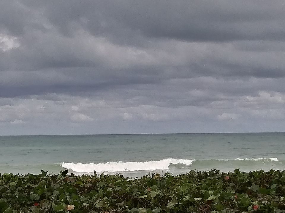 From the balcony.