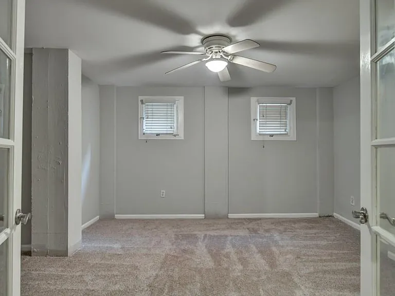 Bedroom with all new windows and carpeting