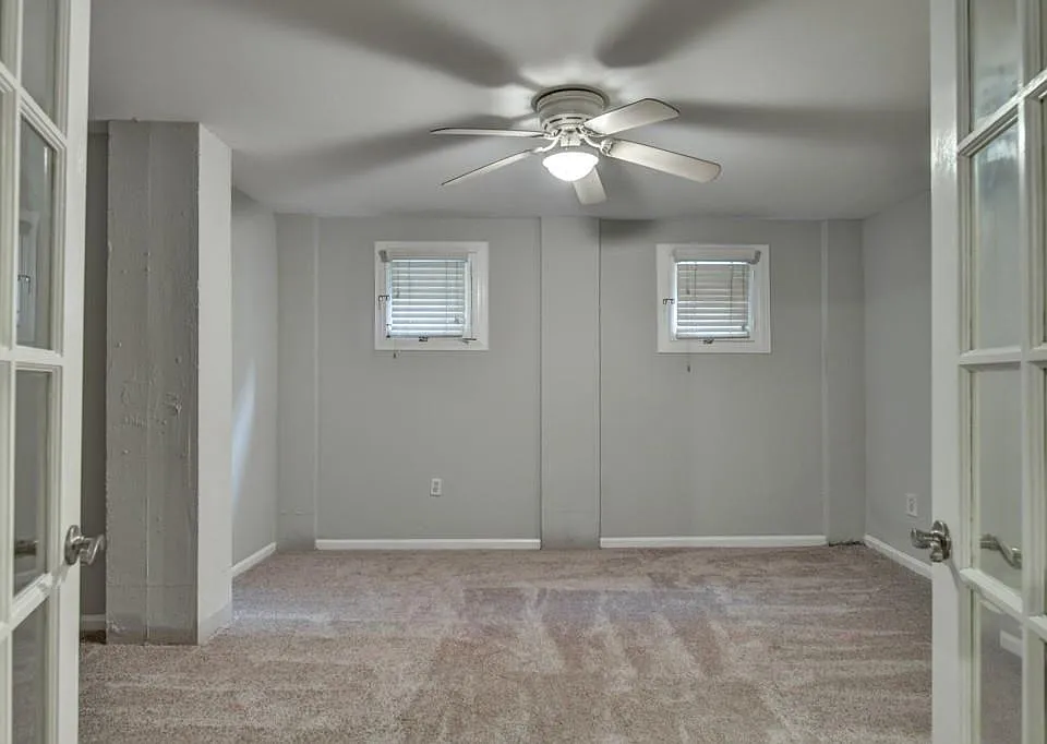 Bedroom with all new windows and carpeting