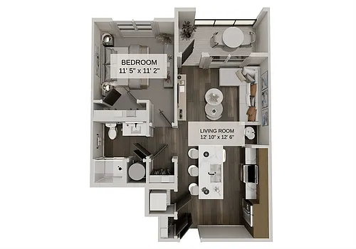 Floor plan Canyon Summit (A1D)