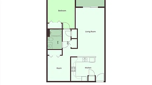 Floor plan One Bedroom