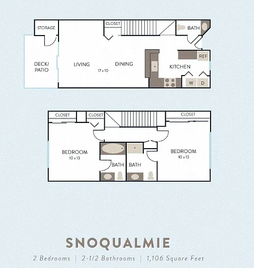 Floor plan Snoqualmie