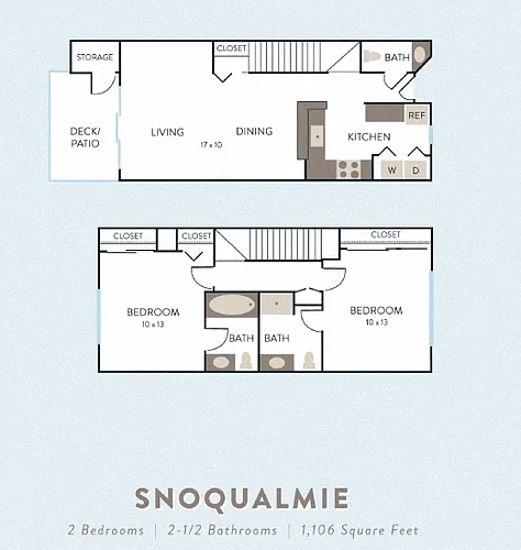 Floor plan Snoqualmie