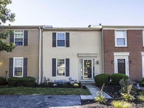 Front of the Townhome