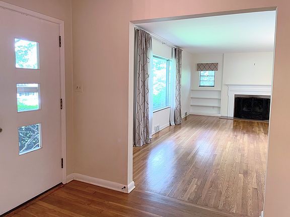Front Door and Living Room