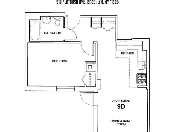 2nd image of 510 Flatbush Ave Penthouse D