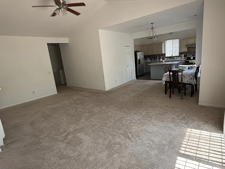 Living and dining area