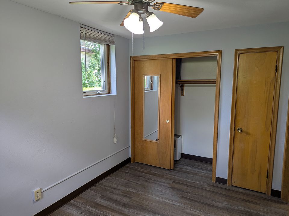bedroom and closet