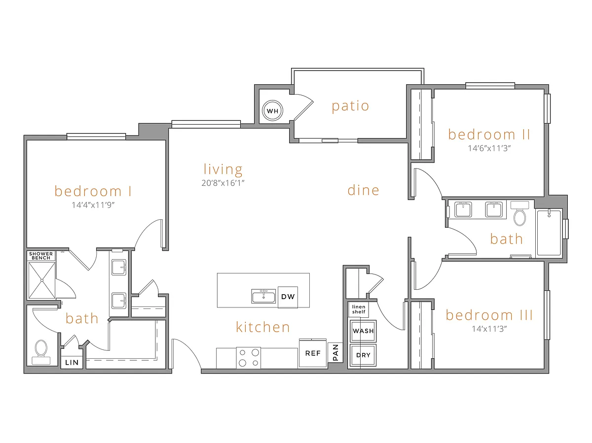 Floor plan C1