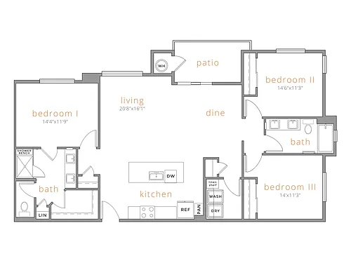 Floor plan C1