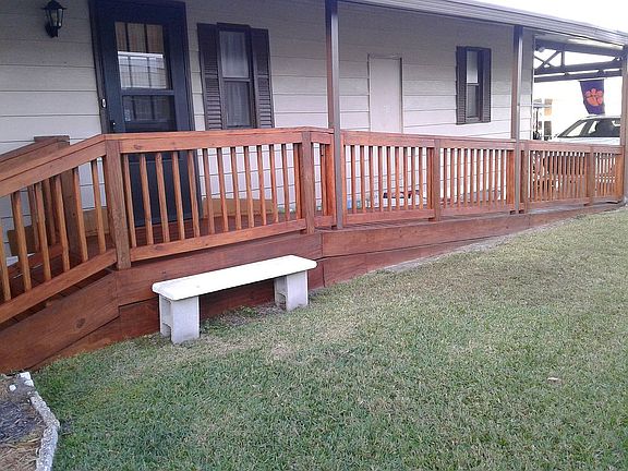 Ramp sealed and stained 2/20