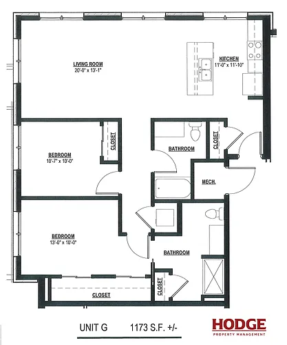 Floor plan G