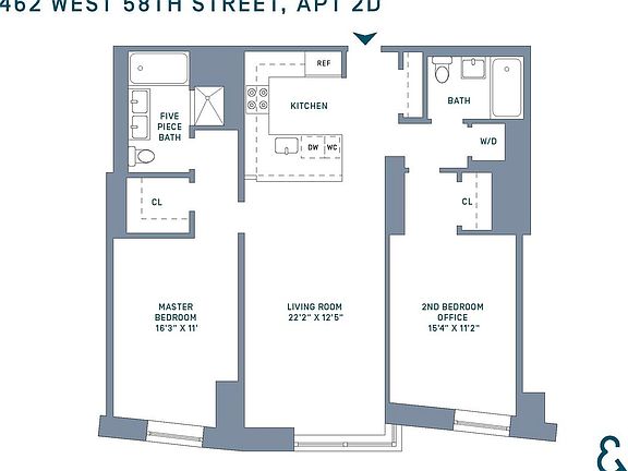 2nd image of 462 W 58th St APT 2D