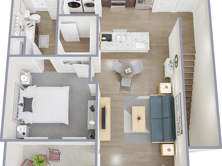 A1 1 Bed 1 Bath - Cathedral Lakes Apartments A1 1 Bed 1 Bath - Cathedral Lakes Apartments