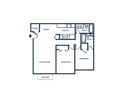 Floor plan 2C