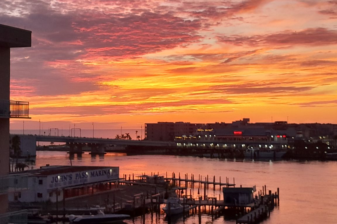 Sunset Exposure over Johns Pass
