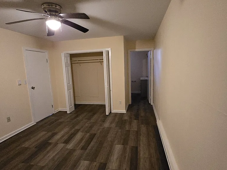 Master bedroom with attached bath